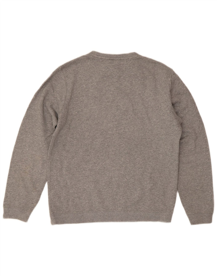 Nike Mens Graphic Regular Fit Sweatshirt Jumper Medium Grey Cotton