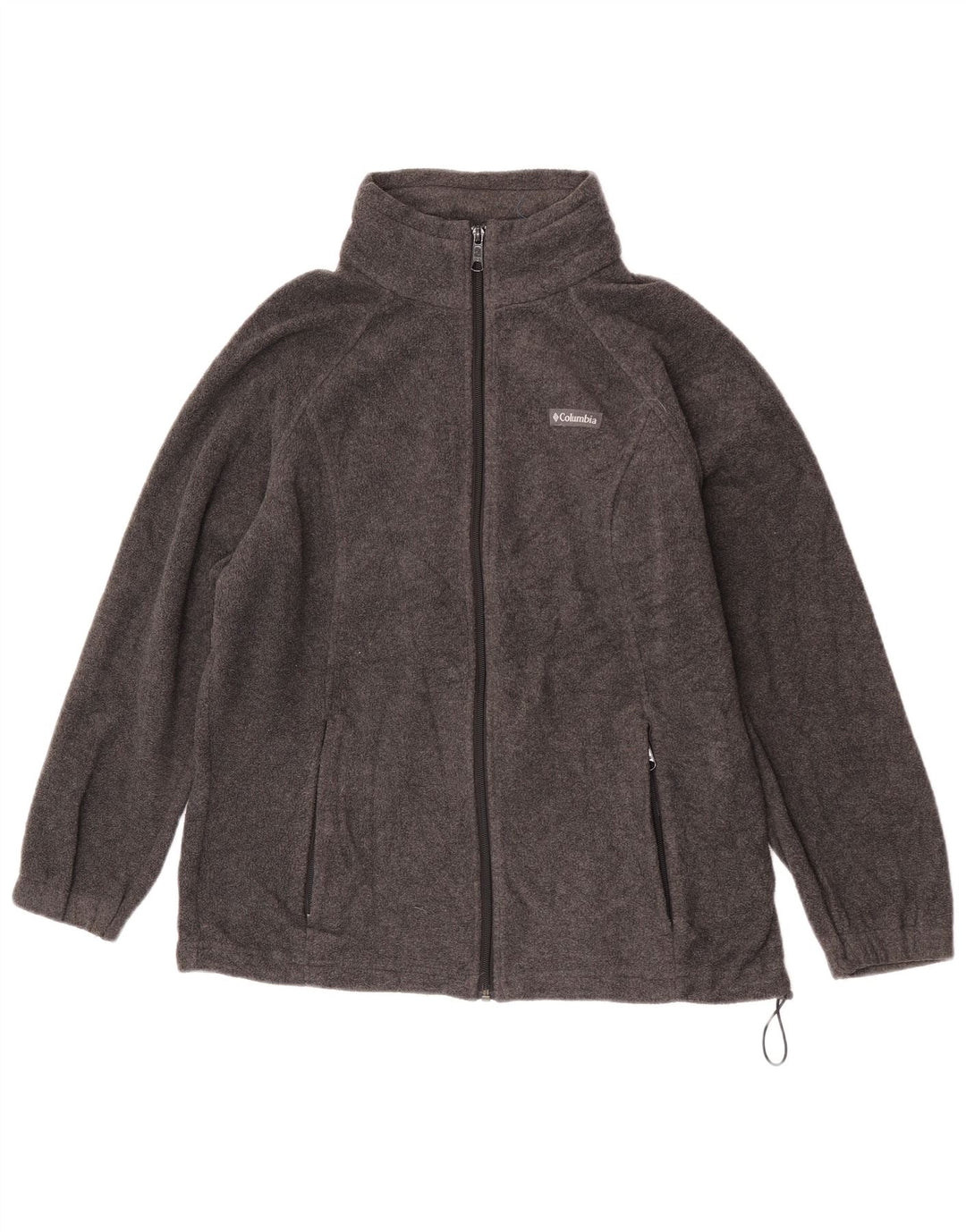 Columbia Womens Fleece Jacket UK 14 Large Grey