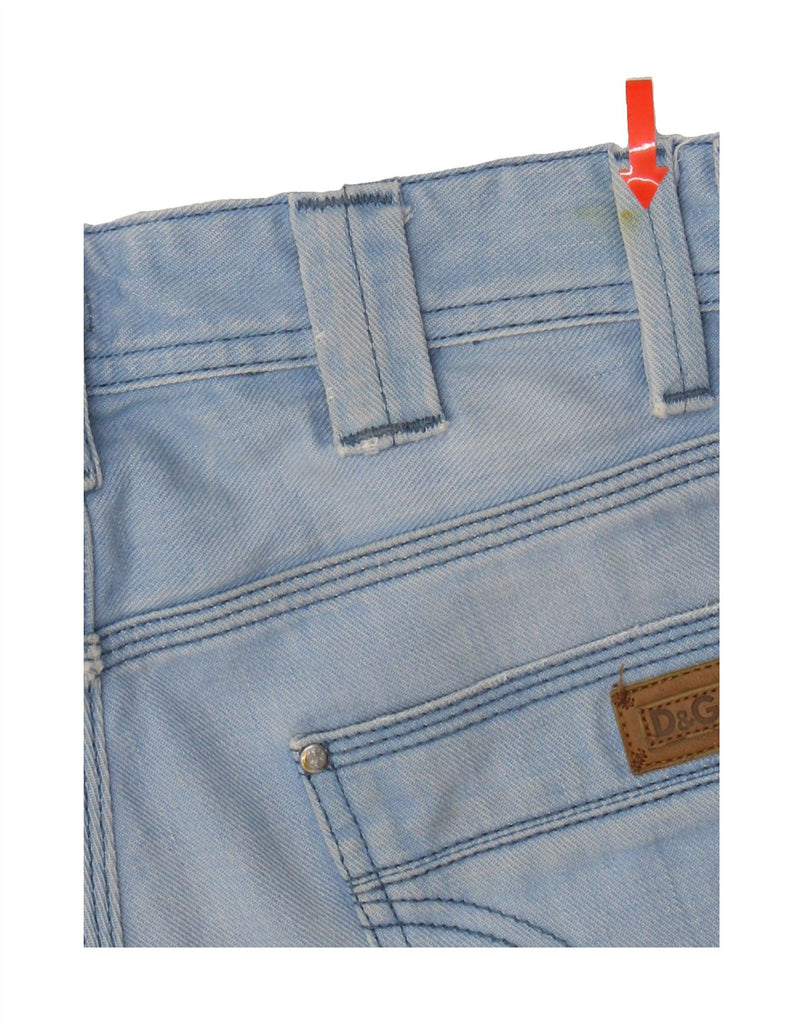 DOLCE & GABBANA Womens Slim Jeans W29 L35 Blue Cotton Vintage Dolce & Gabbana and Second-Hand Dolce & Gabbana from Messina Hembry 