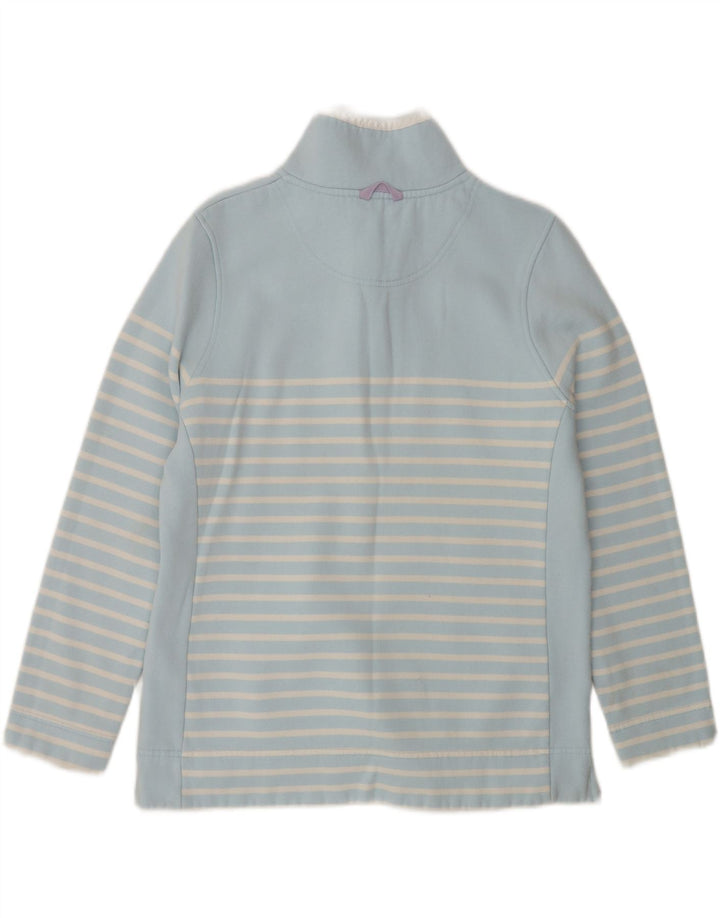 Crew Clothing Womens Sweatshirt Jumper UK 12 Medium Blue Striped