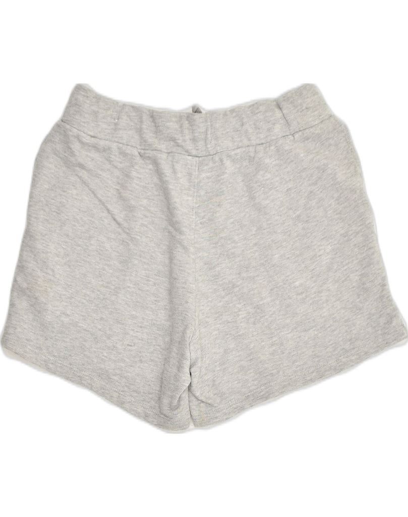 CHAMPION Womens Petite Sport Shorts UK 10 Small Grey Cotton | Vintage Champion | Thrift | Second-Hand Champion | Used Clothing | Messina Hembry 