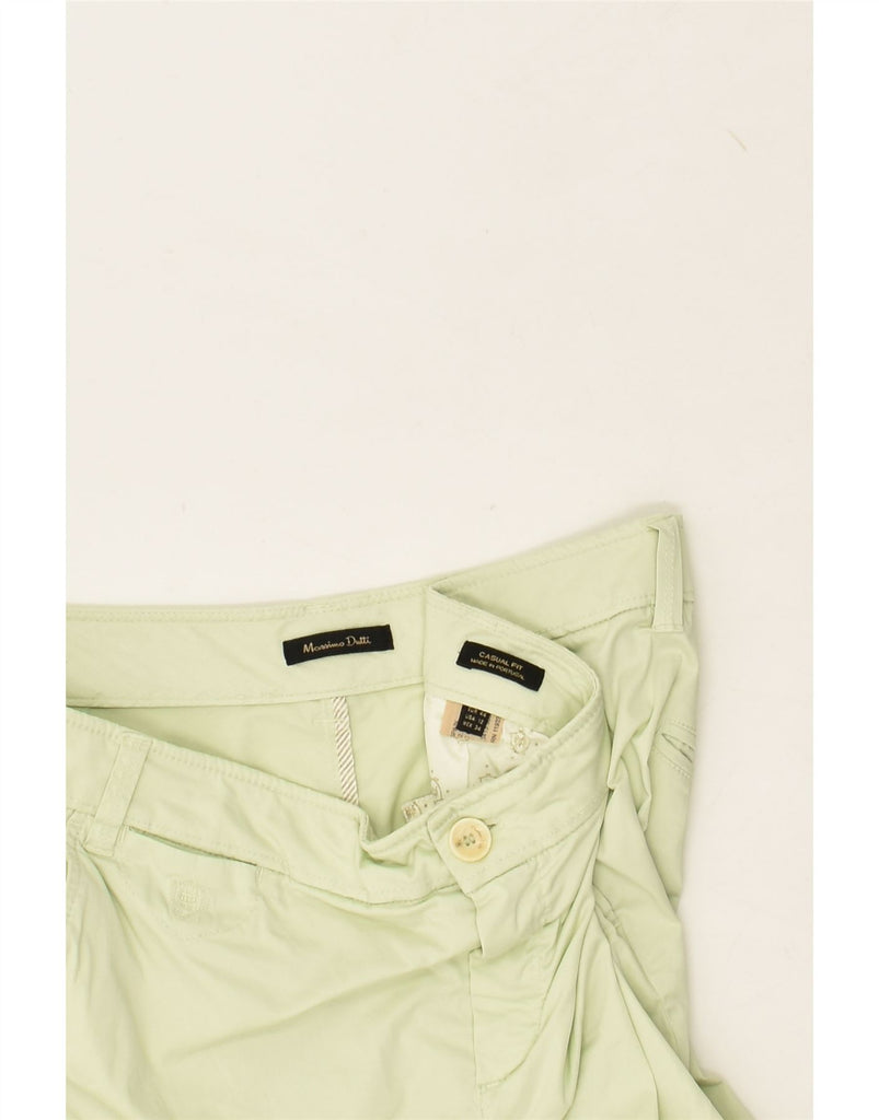 MASSIMO DUTTI Womens Tapered Casual Trousers US 12 Large W32 L29 Green | Vintage Massimo Dutti | Thrift | Second-Hand Massimo Dutti | Used Clothing | Messina Hembry 