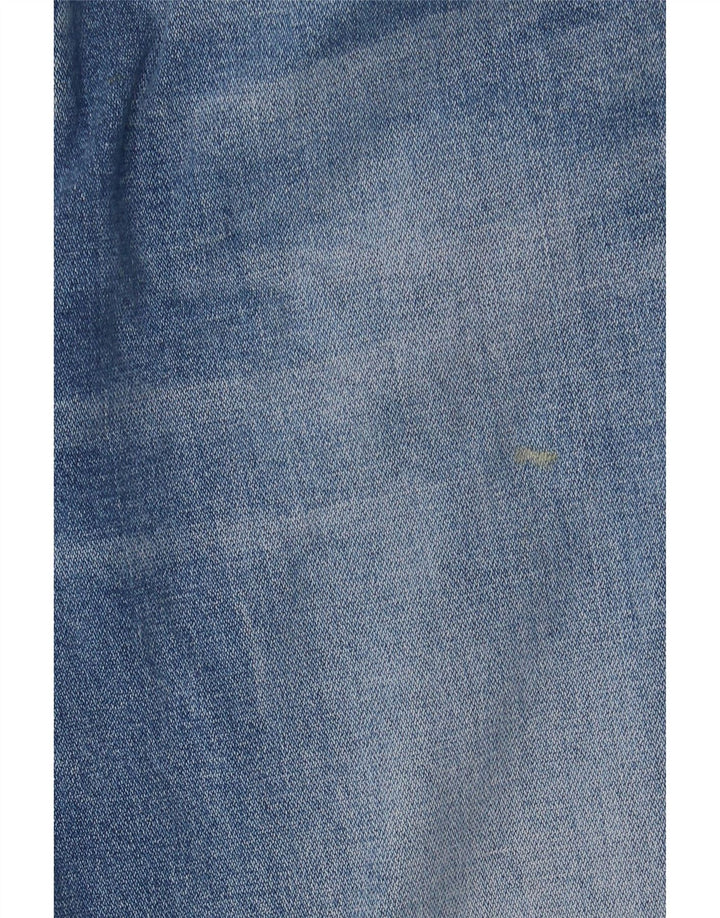 Wrangler Mens Straight Jeans W33 L32 Blue Cotton