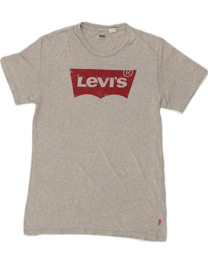 LEVI'S Mens Graphic T-Shirt Top Small Grey Cotton | Vintage Levi's | Thrift | Second-Hand Levi's | Used Clothing | Messina Hembry 