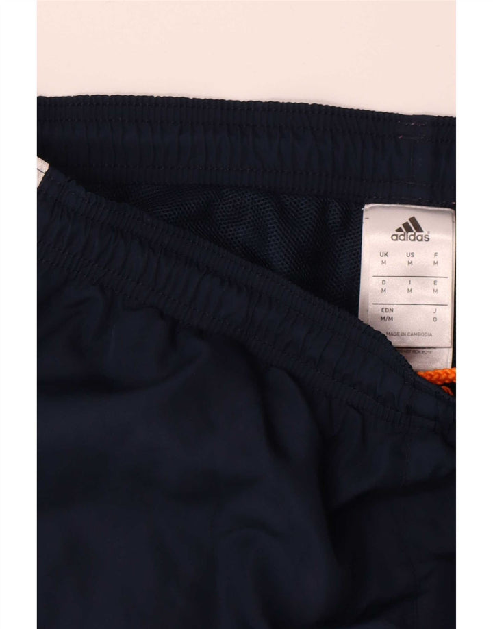 Adidas Mens Tracksuit Trousers Joggers Medium Navy Blue Colourblock
