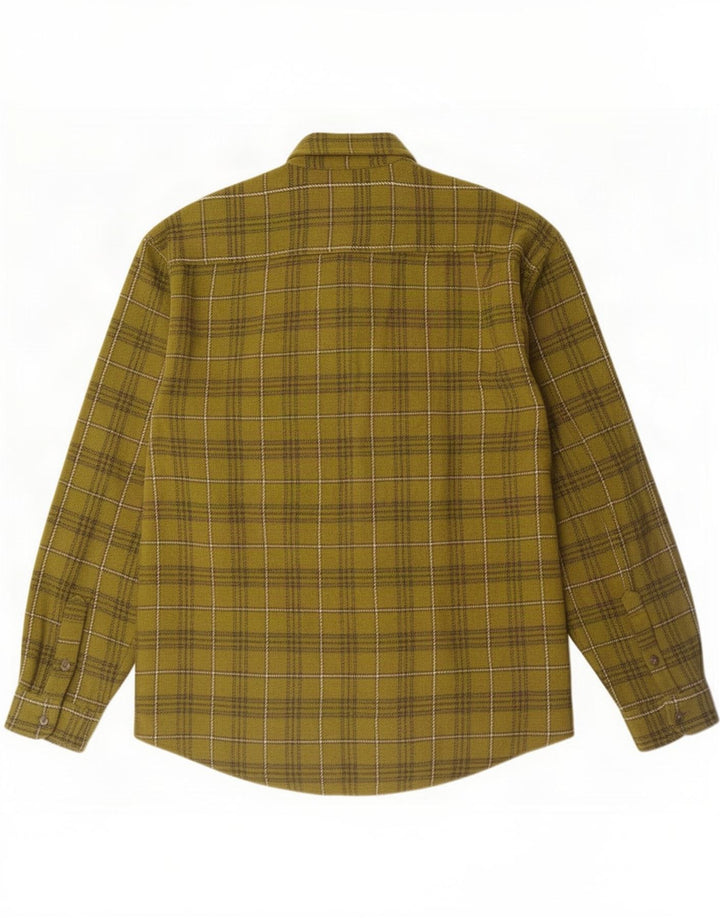 Wampum Mens Oversized Shirt XL Green Plaid