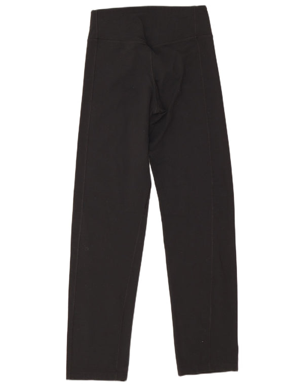 Nike Womens Dri Fit Leggings UK 16 Large  Black Nylon