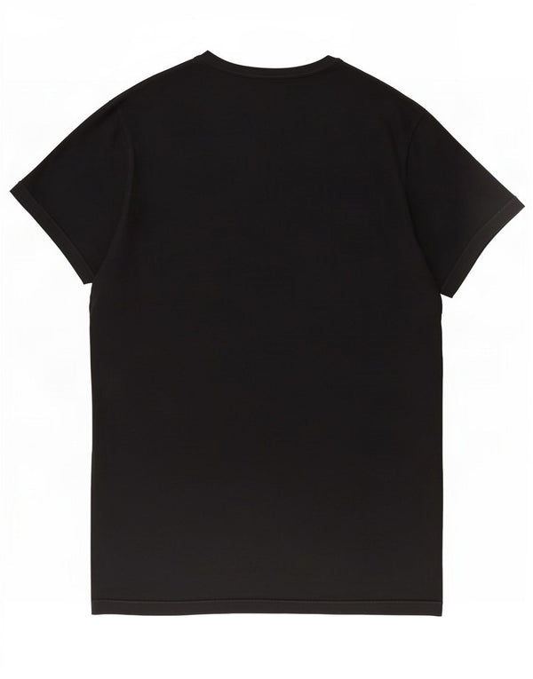 Emporio Armani Mens Graphic T-Shirt Top Large Black Cotton