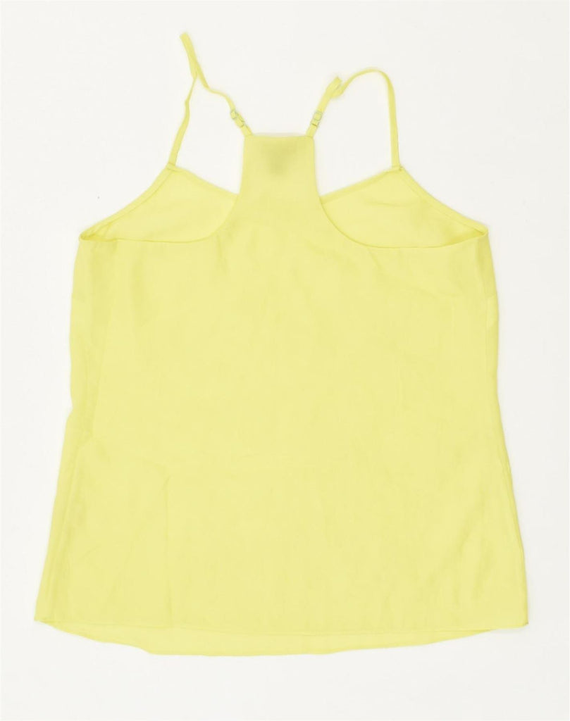 J. CREW Womens Cami Top US 6 Medium Yellow Polyester | Vintage J. Crew | Thrift | Second-Hand J. Crew | Used Clothing | Messina Hembry 