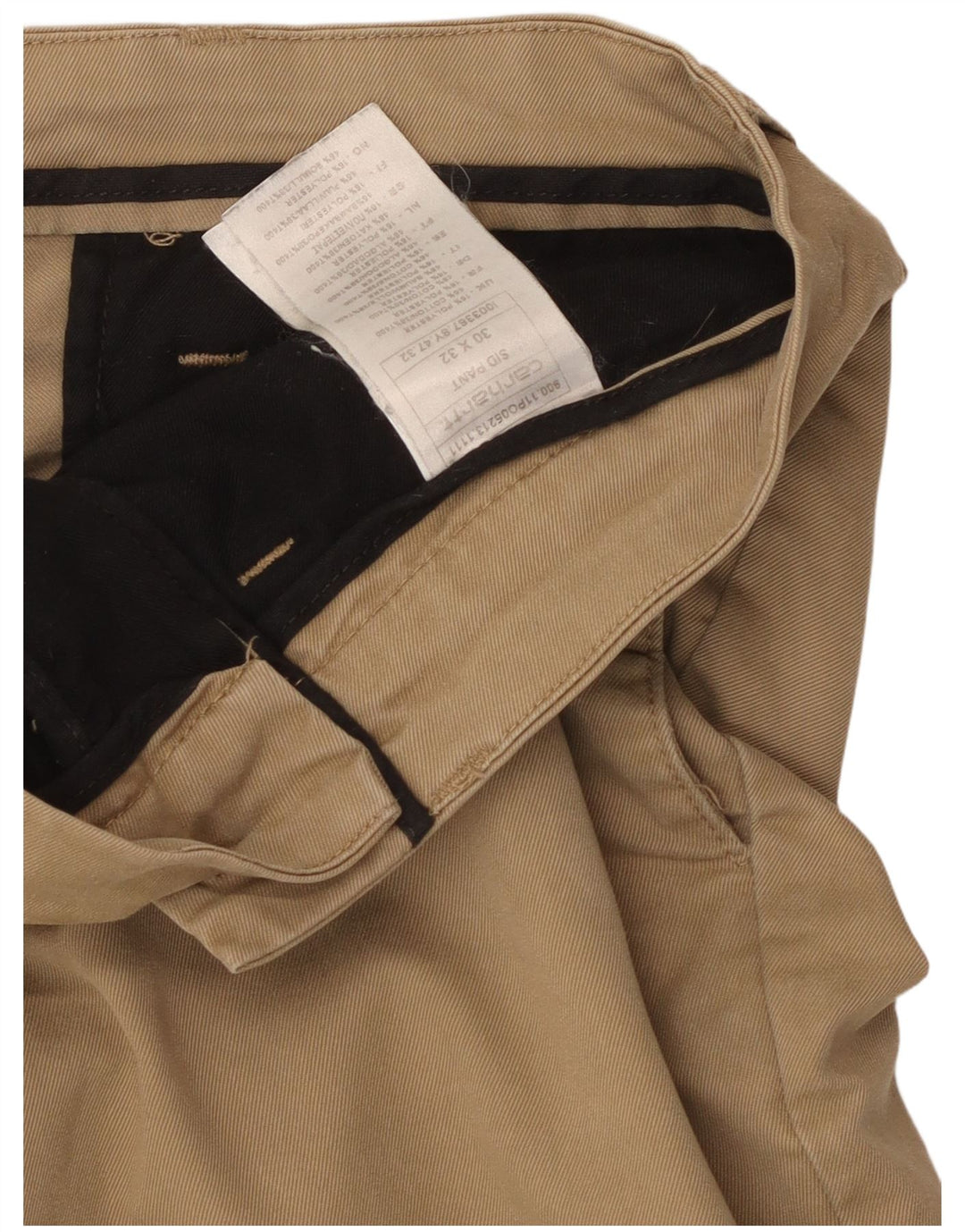 Carhartt Mens Slim Chino Trousers  W30 L32 Beige Polyester