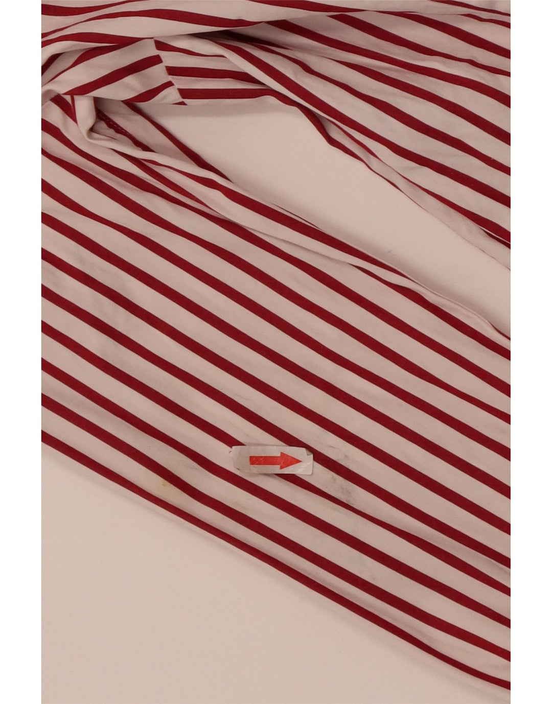 Tommy Hilfiger Womens Shirt US 6 Medium Red Pinstripe Cotton