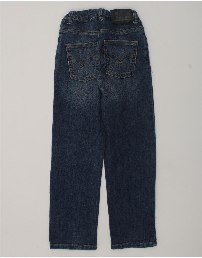 LEVI'S Boys Straight Jeans 6-7 Years W22 L22 Navy Blue Cotton | Vintage Levi's | Thrift | Second-Hand Levi's | Used Clothing | Messina Hembry 