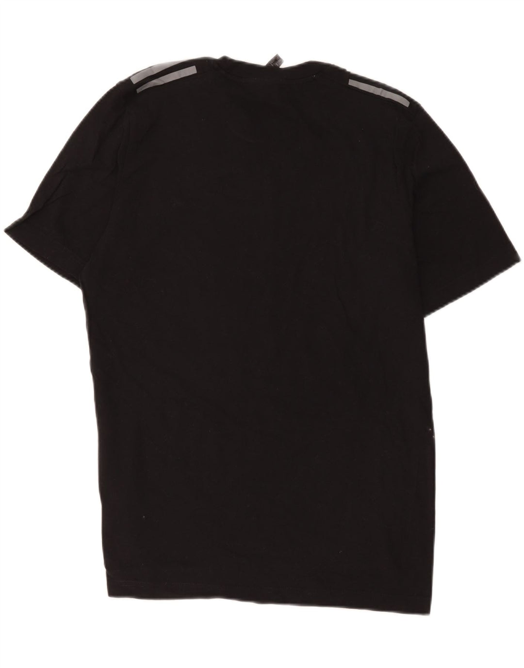 Adidas Mens T-Shirt Top Medium Black Cotton