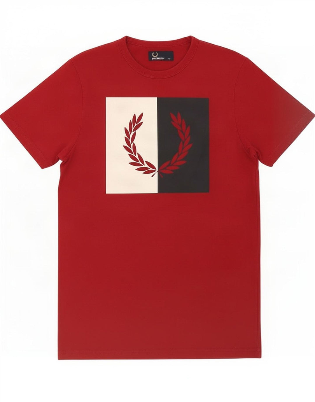 Fred Perry Mens Graphic T-Shirt Top XS Red