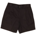 Izod Mens Pegged Chino Shorts W36 Large Black Polyester