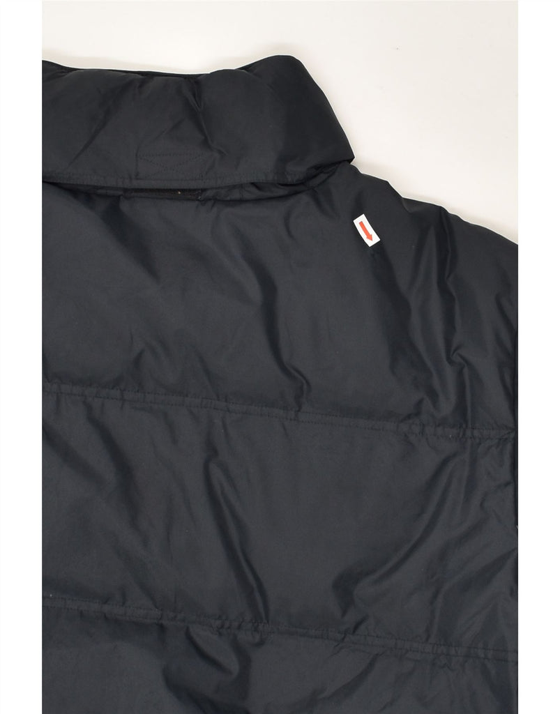 CHAMPION Mens Padded Jacket UK 36 Small Black Nylon | Vintage Champion | Thrift | Second-Hand Champion | Used Clothing | Messina Hembry 