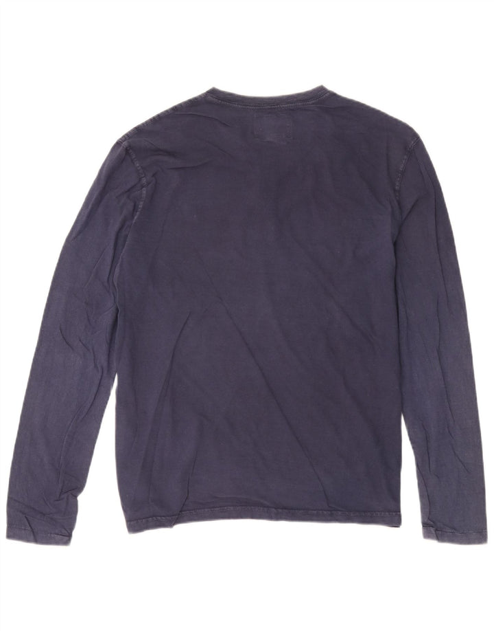 Polo Ralph Lauren Mens Top Long Sleeve Medium Navy Blue Cotton