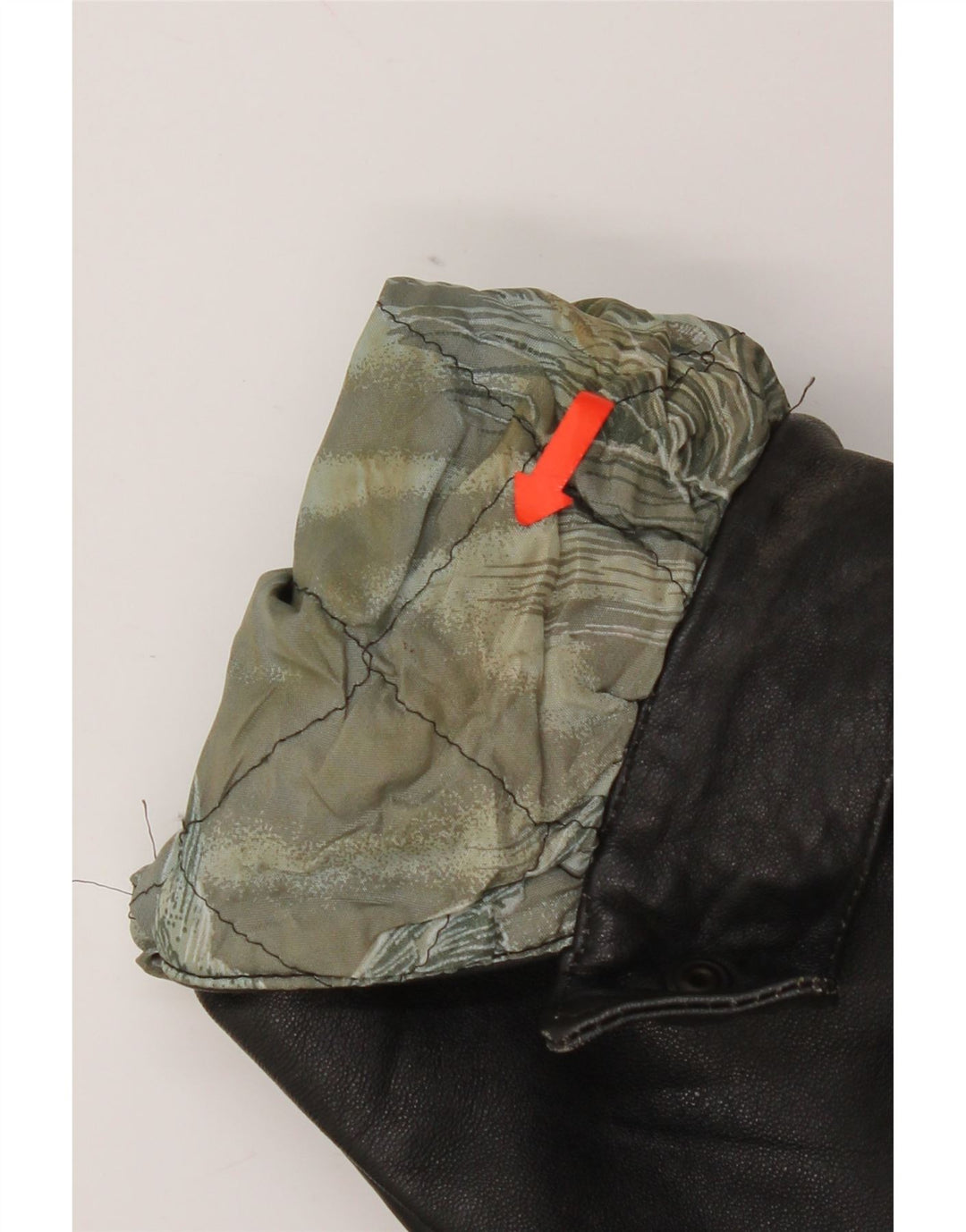 Vintage Mens Leather Jacket UK 44 2XL Black