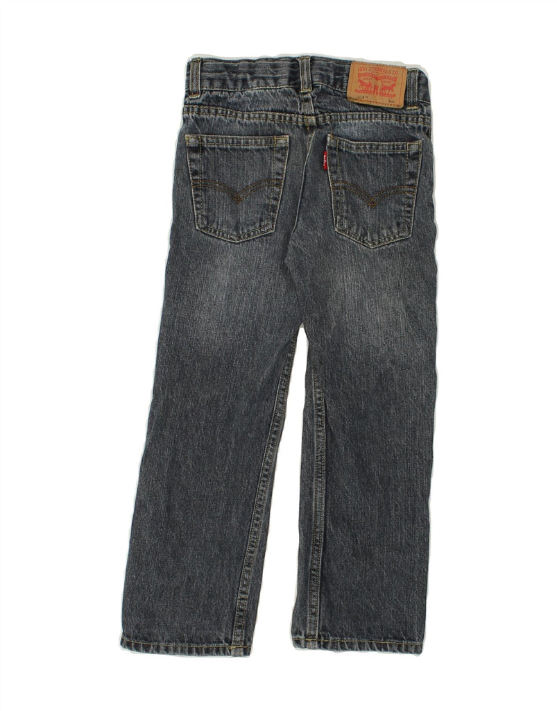 LEVI'S Boys 514 Slim Straight Jeans 4-5 Years W22 L19 Blue Ramie | Vintage Levi's | Thrift | Second-Hand Levi's | Used Clothing | Messina Hembry 