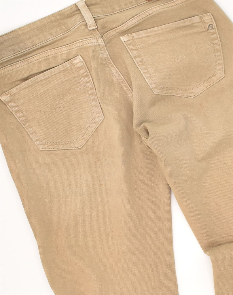 REPLAY Womens Low Waist Slim Jeans  W27 L29  Beige Cotton | Vintage Replay | Thrift | Second-Hand Replay | Used Clothing | Messina Hembry 