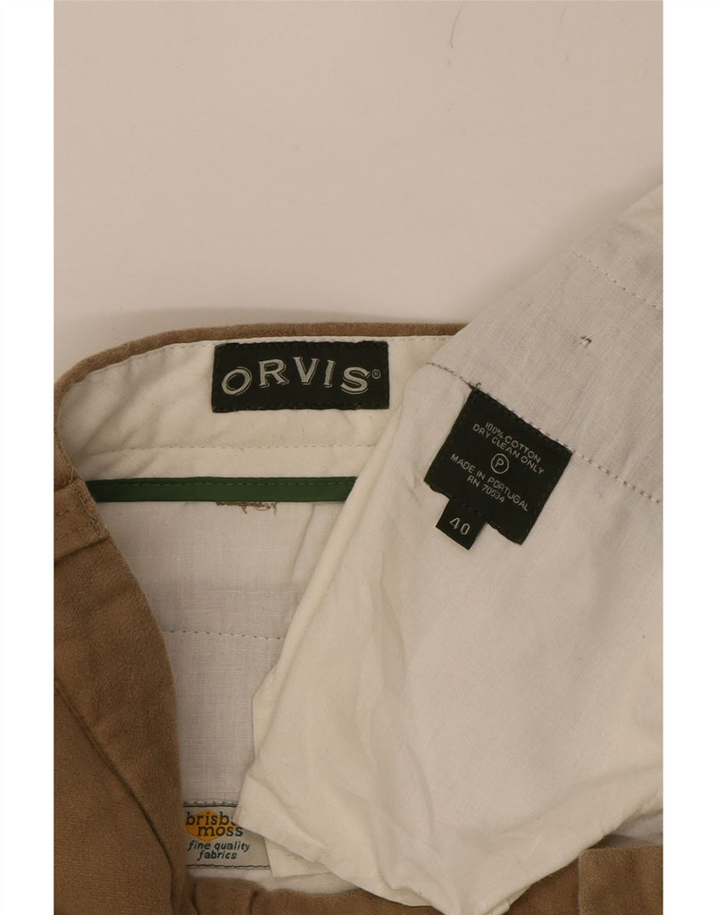 ORVIS Mens Straight Chino Trousers W40 L29 Beige Cotton Vintage Orvis and Second-Hand Orvis from Messina Hembry 
