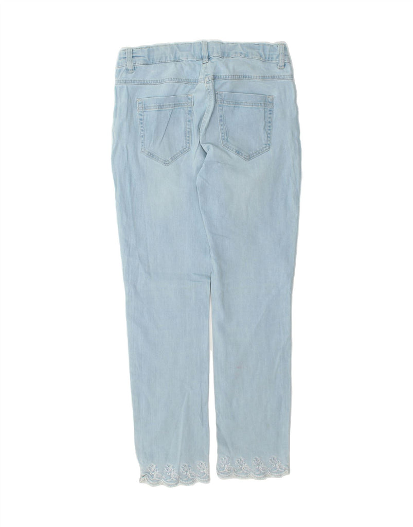 BENETTON Girls Slim Jeans 13-14 Years W28 L28 Blue Cotton Vintage Benetton and Second-Hand Benetton from Messina Hembry 