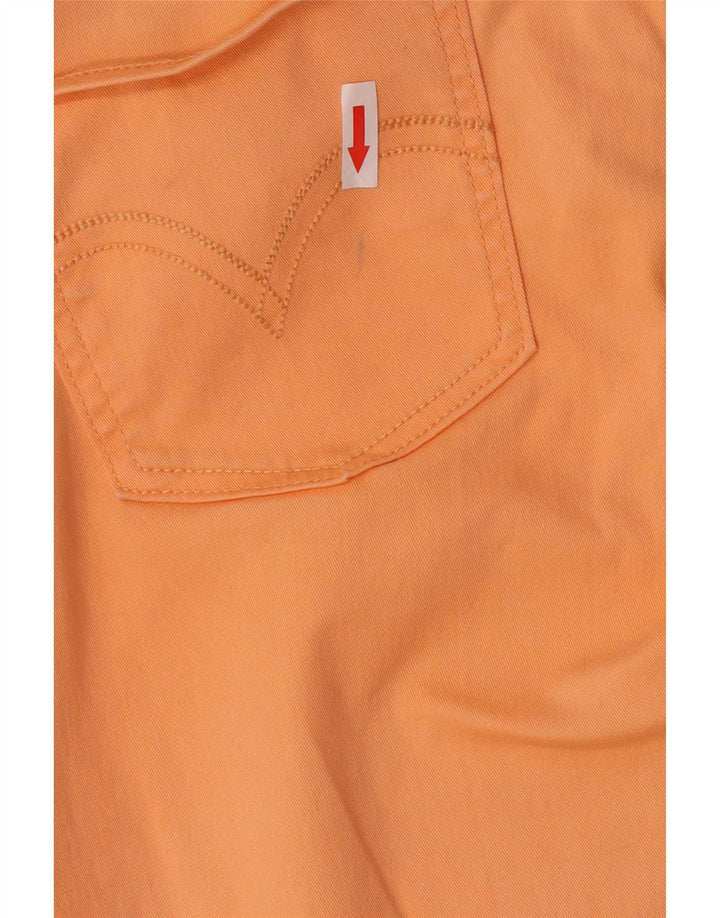 Levi's Womens Jegging Jeans W34 L32 Orange Cotton
