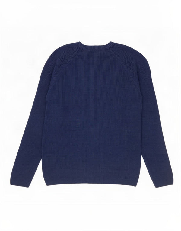 Zara Boys Crew Neck Jumper Sweater 8-9 Years Navy Blue