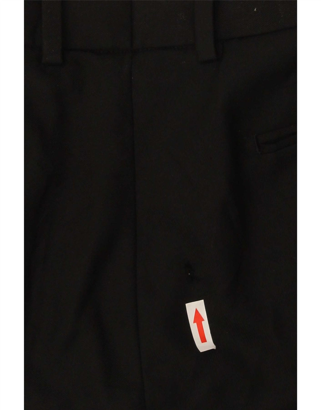 Marks & Spencer Mens Tailored Fit Pegged Suit Trousers W38 L31 Black Wool