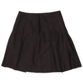 Vintage Womens Pleated Skirt W28 Medium Black