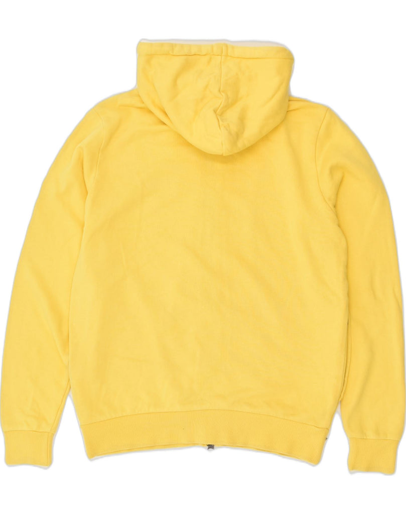 SUN68 Womens Zip Hoodie Sweater UK 14 Large Yellow Cotton | Vintage Sun68 | Thrift | Second-Hand Sun68 | Used Clothing | Messina Hembry 