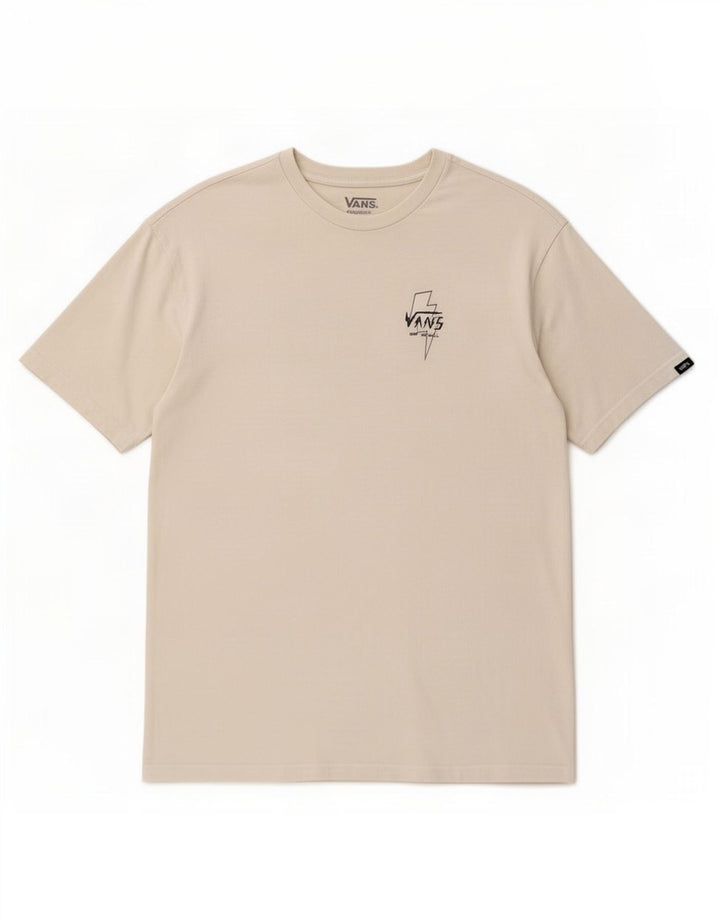 Vans Mens Classic Fit Graphic T-Shirt Top Medium White Cotton