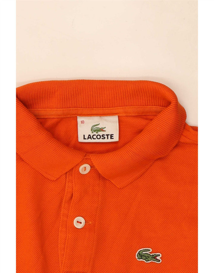 Lacoste Boys Polo Shirt 9-10 Years Orange