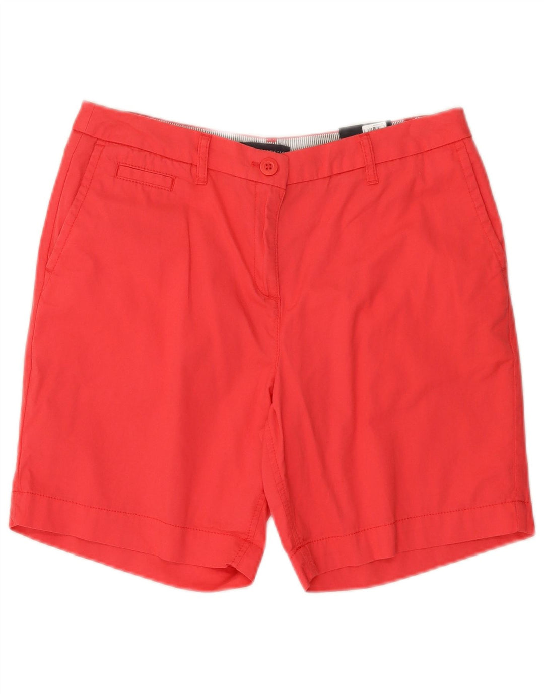 Marks & Spencer Womens Chino Shorts UK 12 Medium W32 Pink Cotton