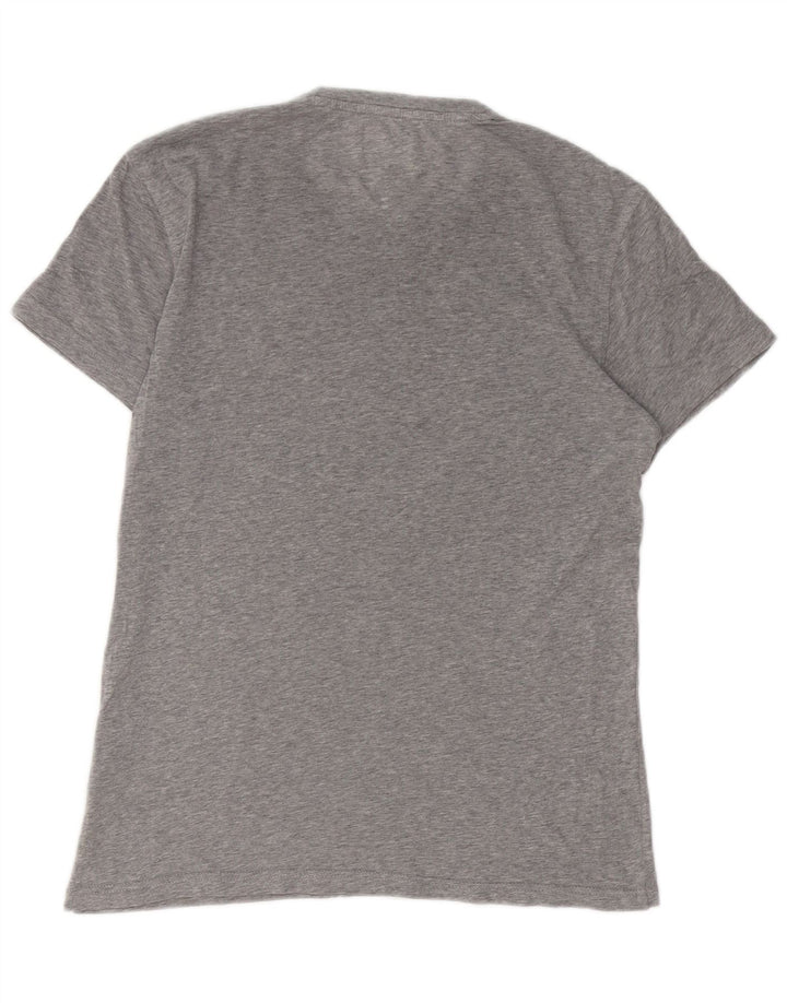 Tommy Hilfiger Mens T-Shirt Top Small Grey Flecked Cotton