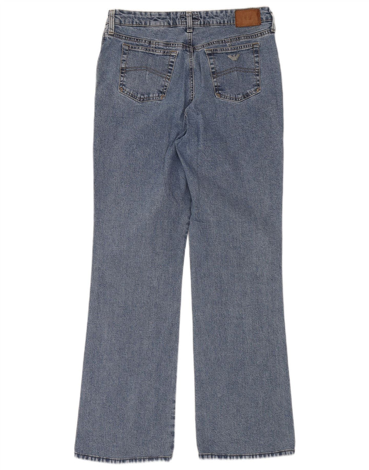 Armani Jeans Mens Bootcut Jeans W32 L30 Blue Cotton