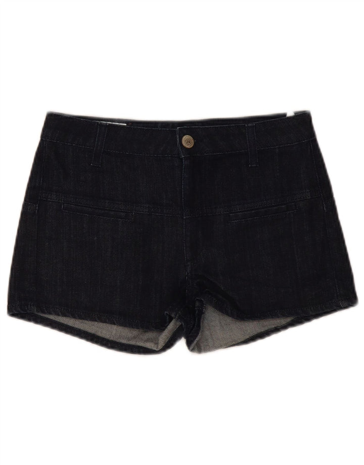 Dondup Womens Denim Shorts W27 Medium Navy Blue Cotton