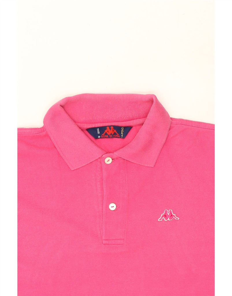 KAPPA Mens Polo Shirt Small Pink Cotton | Vintage Kappa | Thrift | Second-Hand Kappa | Used Clothing | Messina Hembry 