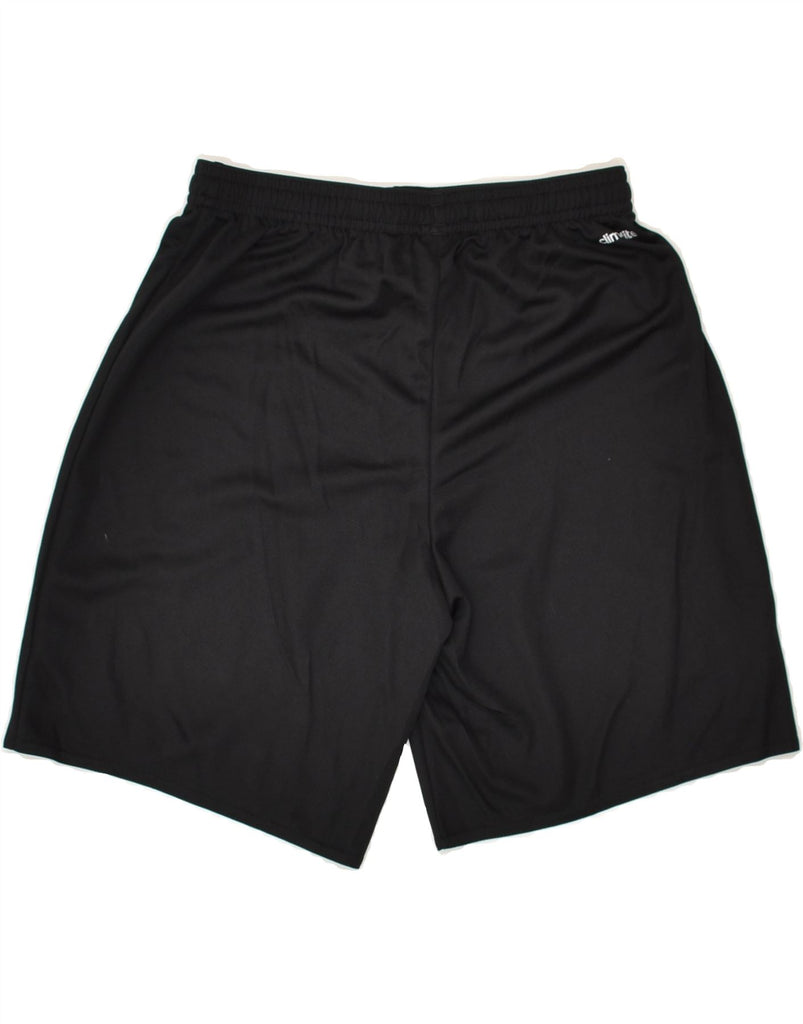 ADIDAS Boys Sport Shorts 13-14 Years Black Polyester | Vintage Adidas | Thrift | Second-Hand Adidas | Used Clothing | Messina Hembry 