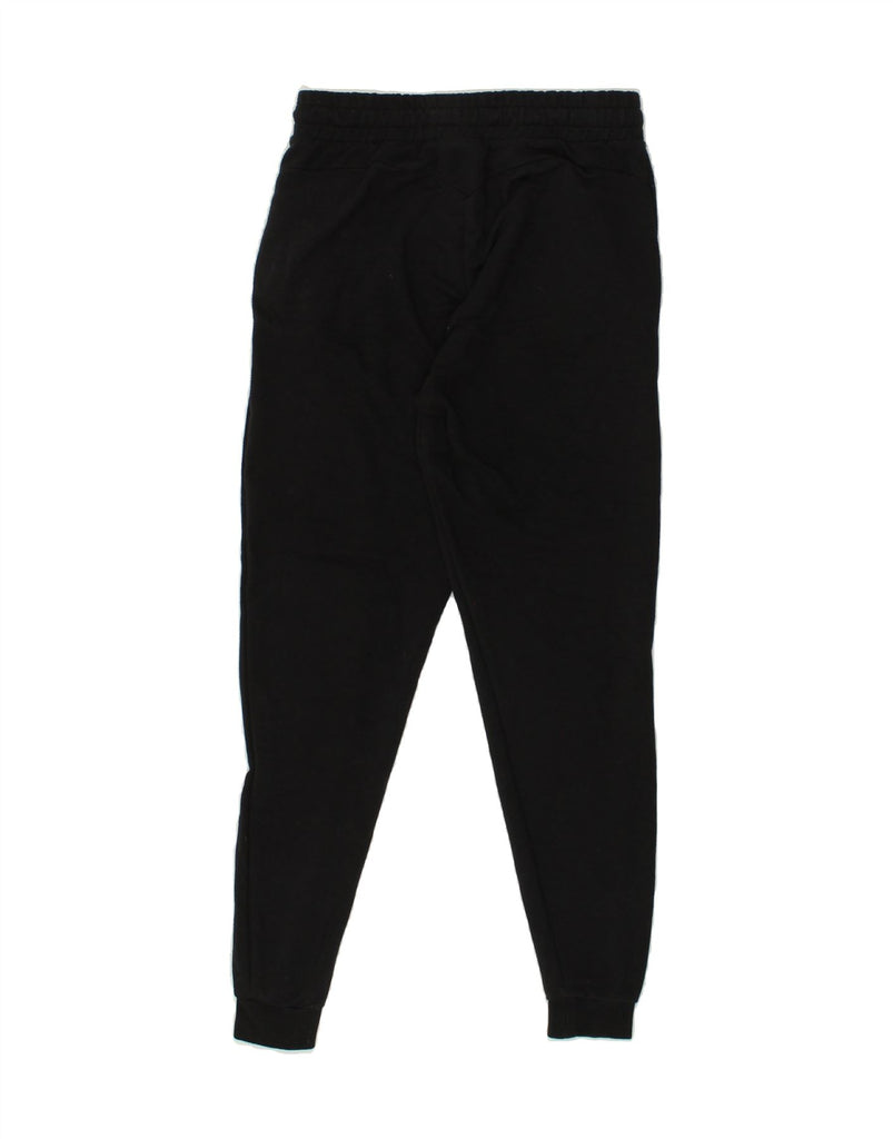 GYMSHARK Womens Tracksuit Trousers Joggers UK 8 Small Black Cotton | Vintage Gymshark | Thrift | Second-Hand Gymshark | Used Clothing | Messina Hembry 