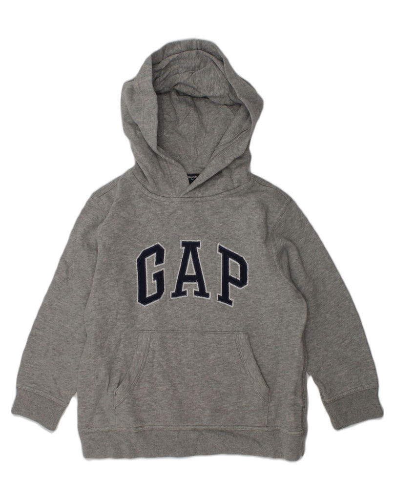 GAP Boys Graphic Hoodie Jumper 6-7 Years Grey Cotton | Vintage Gap | Thrift | Second-Hand Gap | Used Clothing | Messina Hembry 