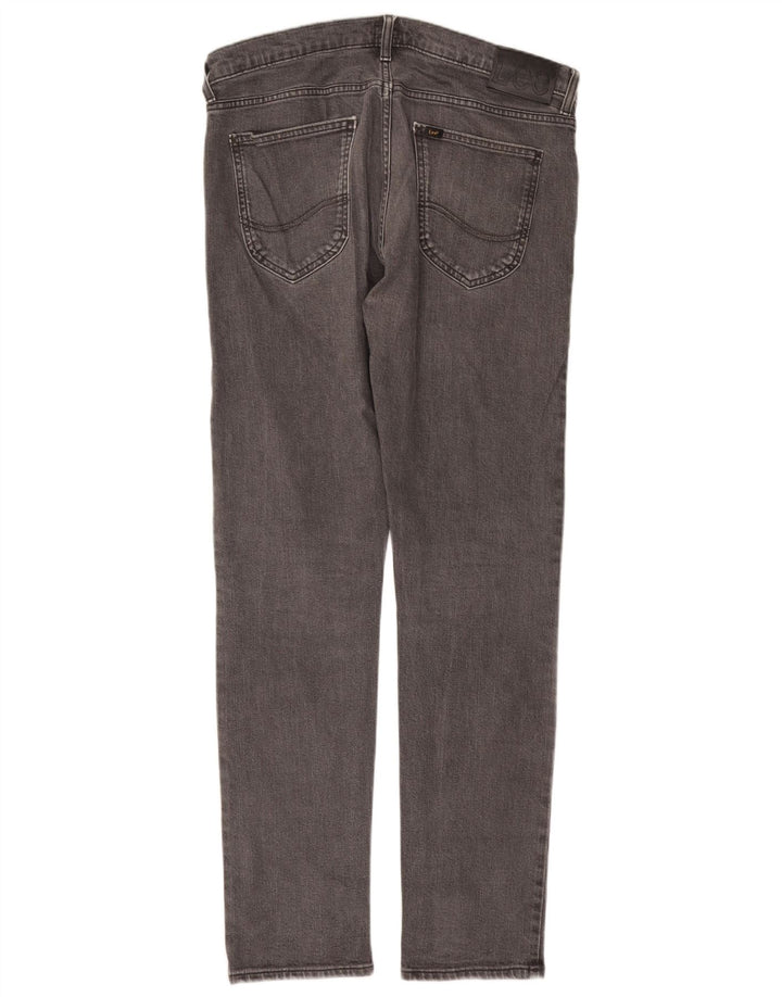 Lee Mens Luke Slim Jeans W34 L32 Grey Cotton