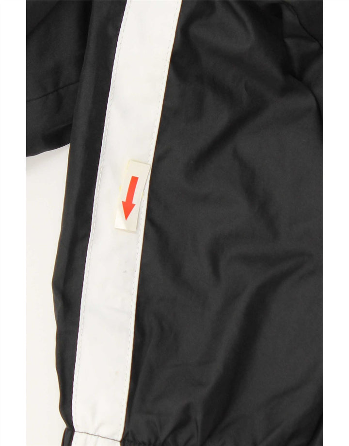 Nike Mens Rain Jacket UK 38 Medium Black Polyester