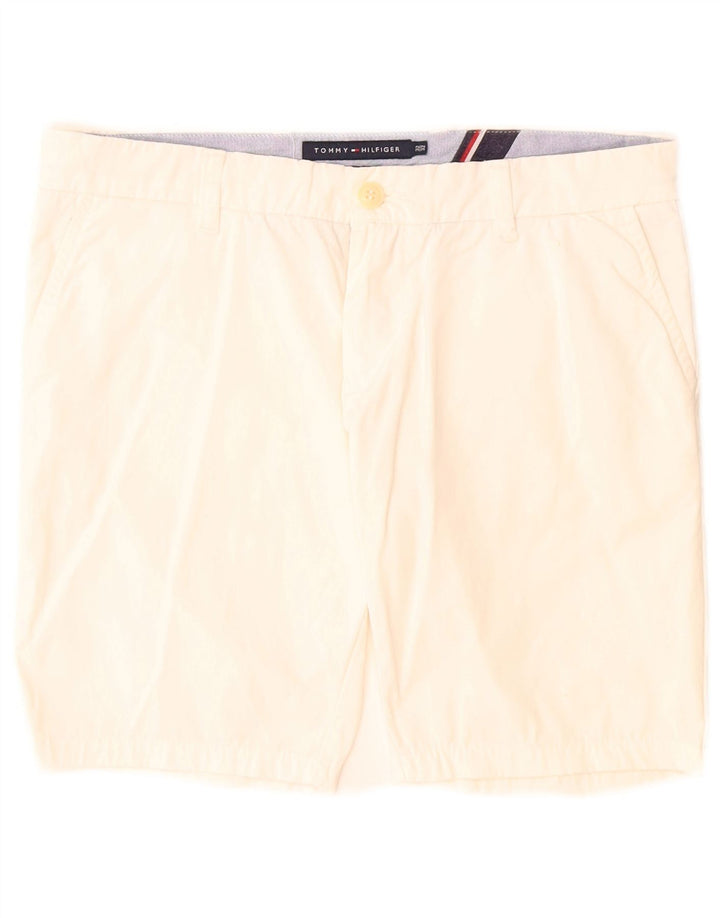 Tommy Hilfiger Mens Slim Fit Chino Shorts W32 Medium White