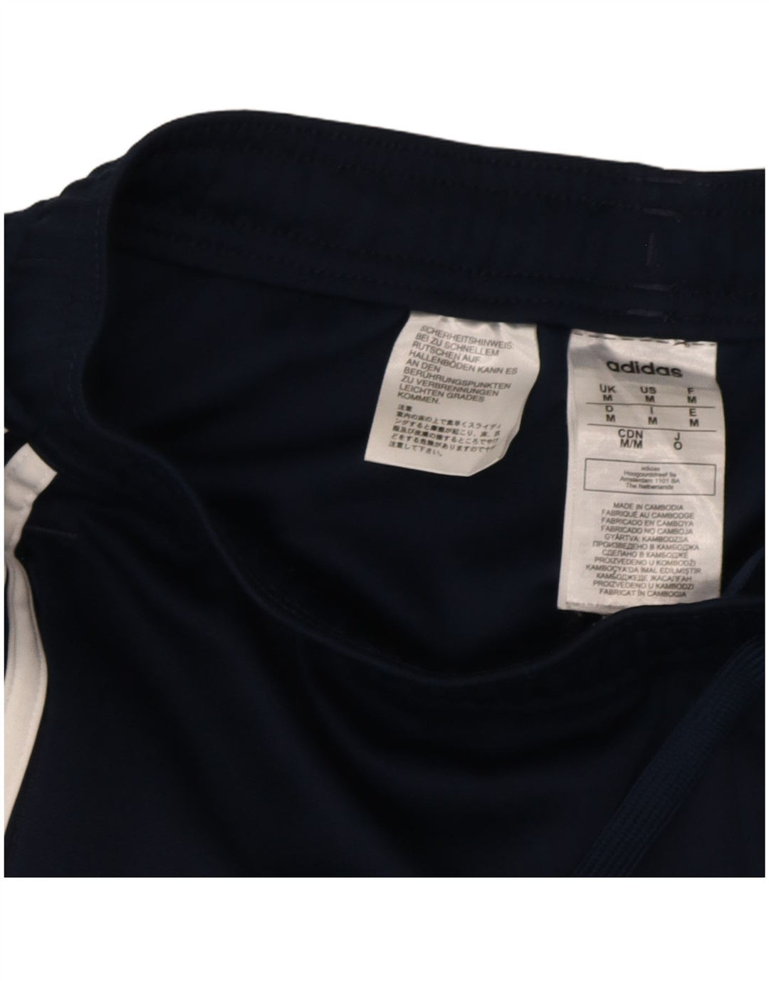 Adidas Mens Aeroready Tracksuit Trousers Medium Navy Blue Polyester