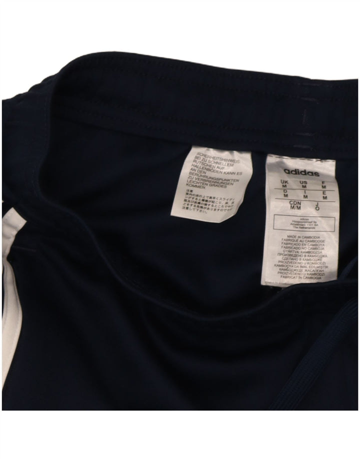 Adidas Mens Aeroready Tracksuit Trousers Medium Navy Blue Polyester