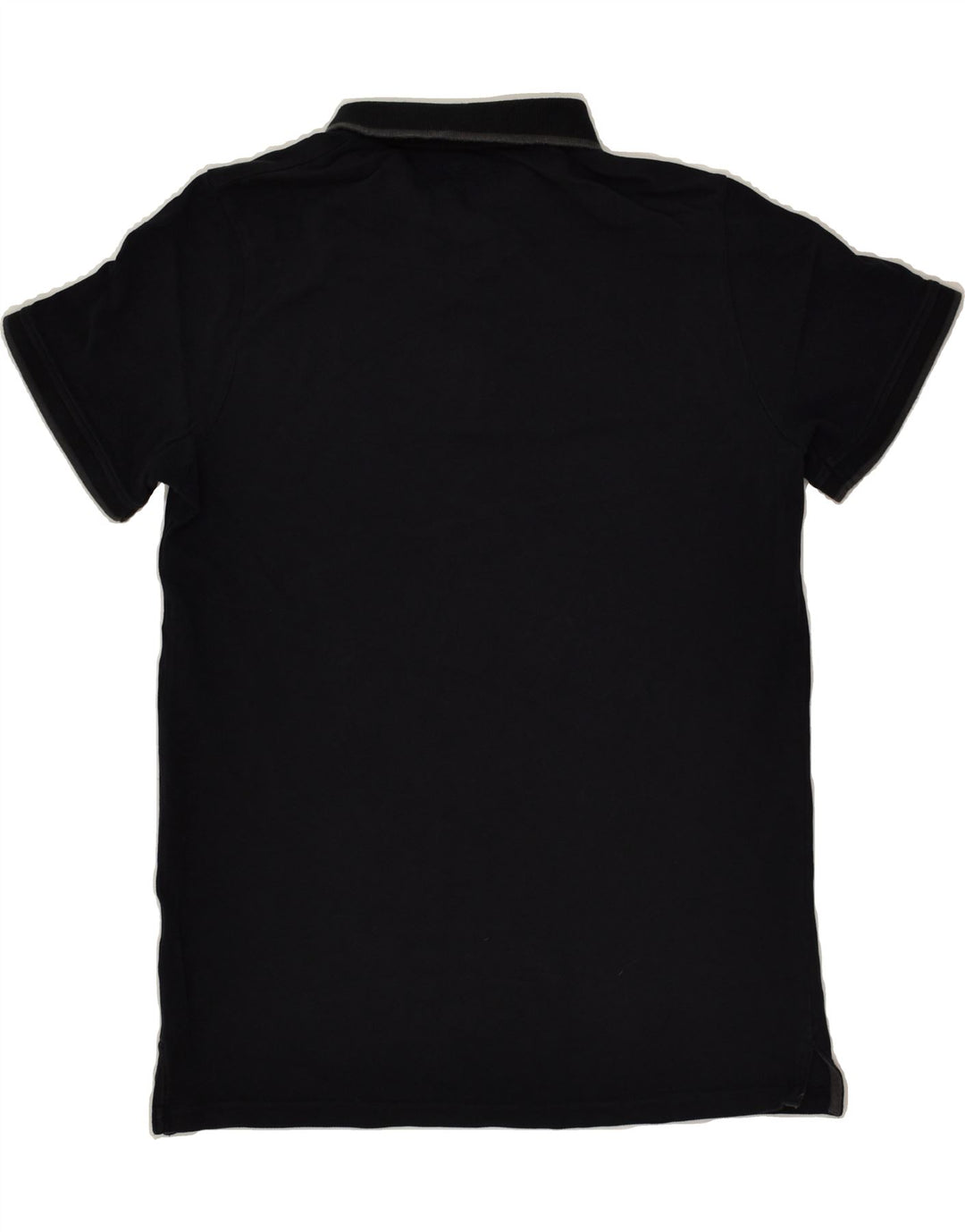 MOUNTAIN WAREHOUSE Mens Polo Shirt Small Black Cotton