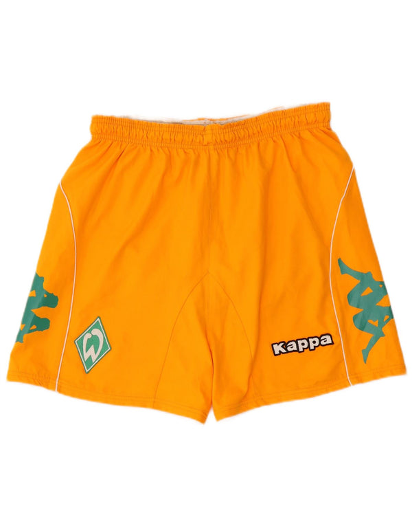 KAPPA Mens Graphic Sport Shorts Medium  Orange Polyester
