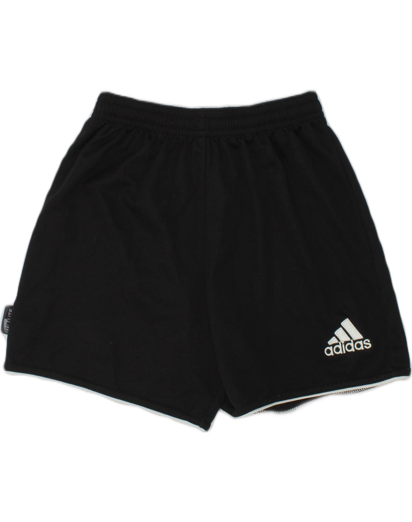 ADIDAS Boys Climalite Sport Shorts 4-5 Years 2XS Black Polyester | Vintage Adidas | Thrift | Second-Hand Adidas | Used Clothing | Messina Hembry 