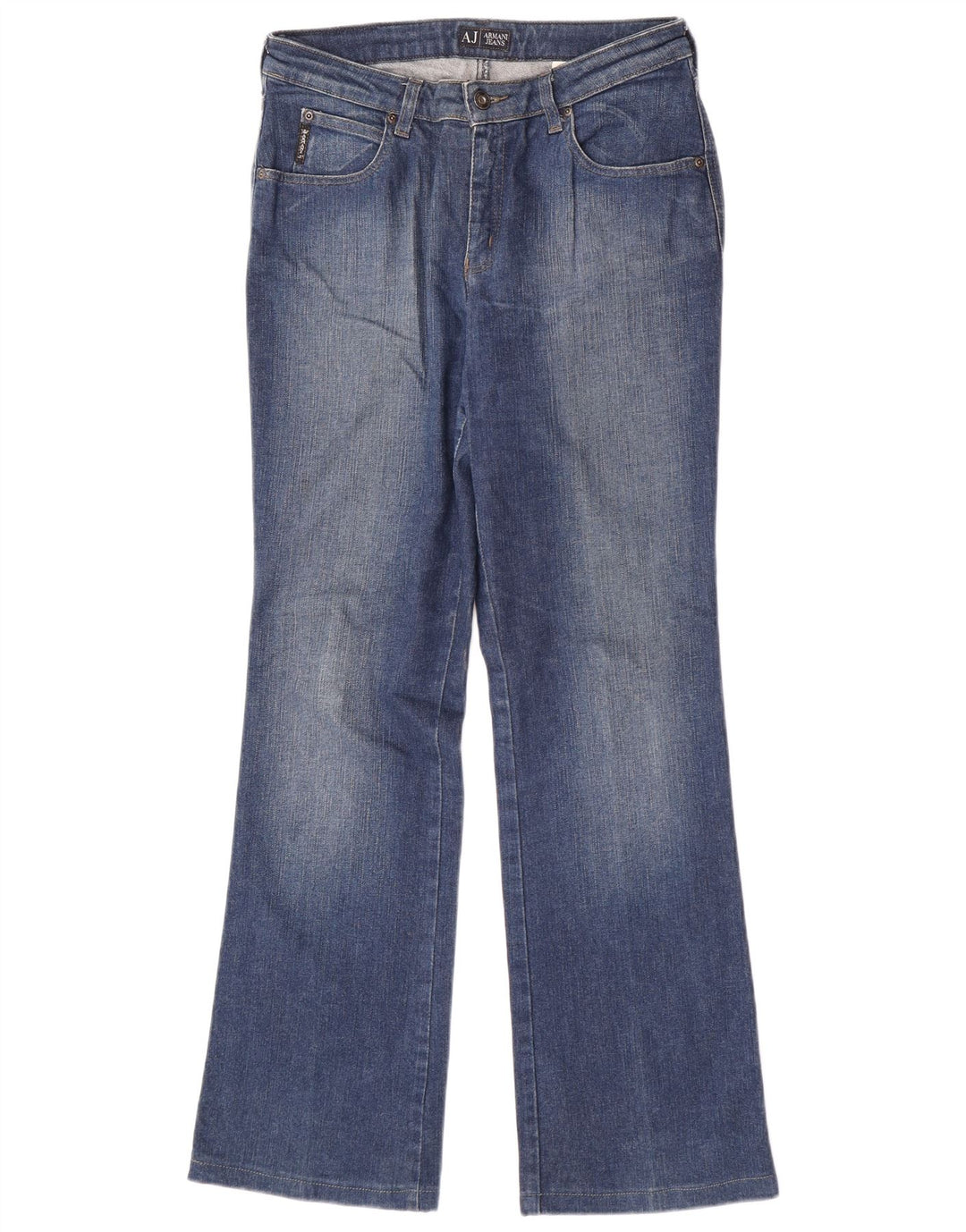 Armani Womens Bootcut Jeans W31 L31 Blue Cotton